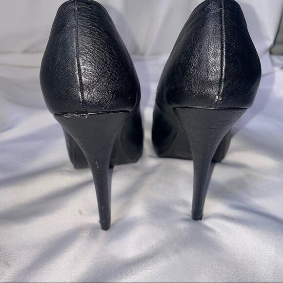 Qupid open toe tall high heels with a flower toe detailing SZ 7.5 - Picture 8 of 13